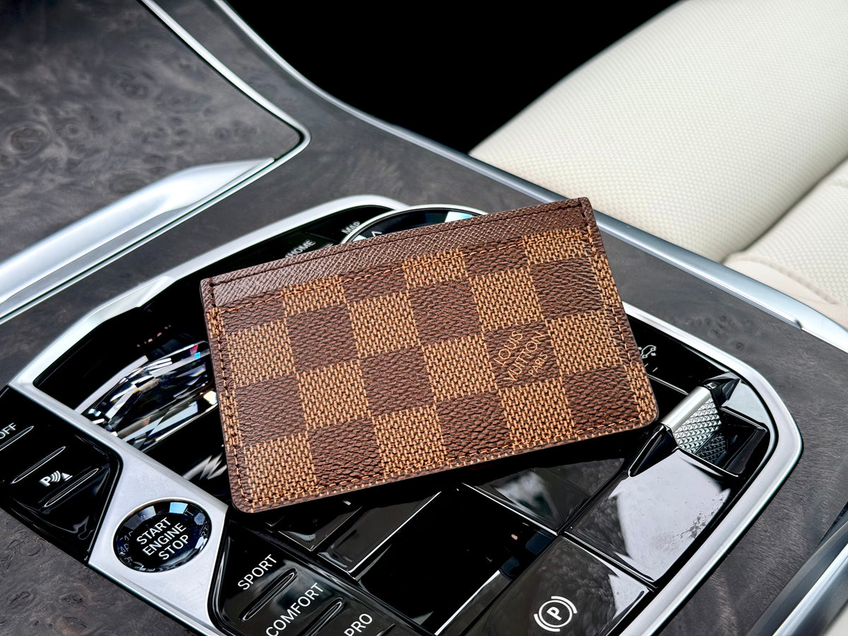 Louis Vuitton Card Holder Damier Ebene Canvas