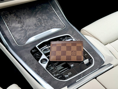 Louis Vuitton Card Holder Damier Ebene Canvas