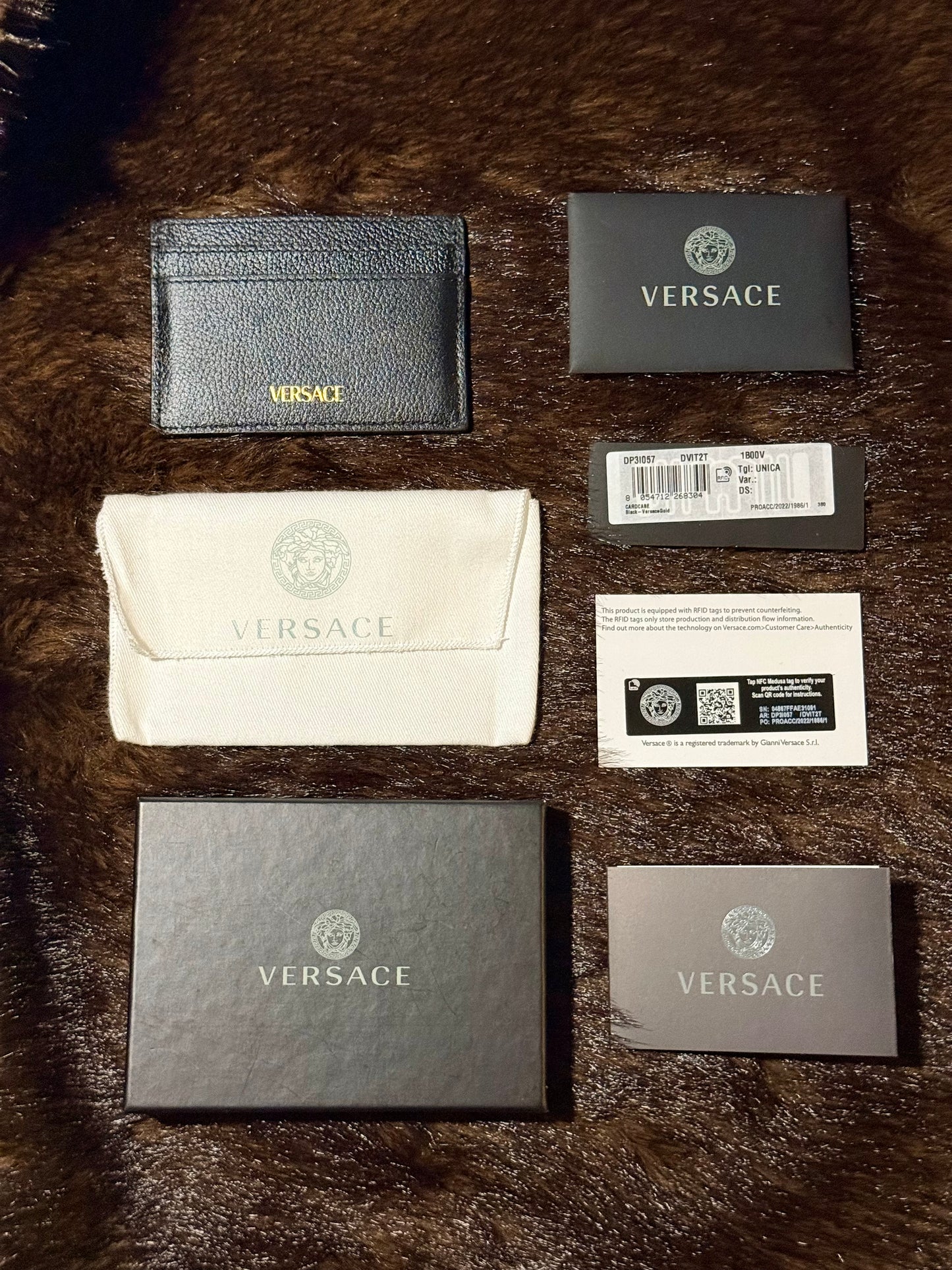 La Medusa Leather Card Holder