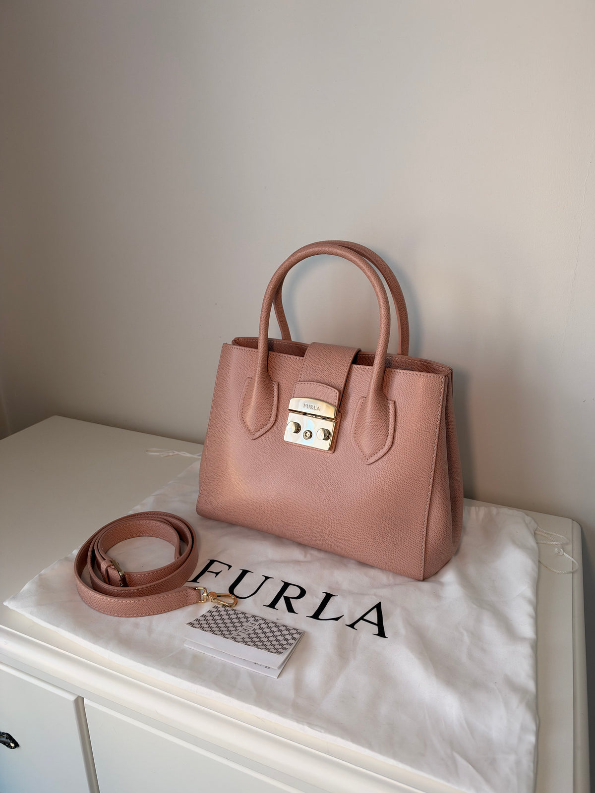 Furla Metropolis Small Tote – Cowhide Leather