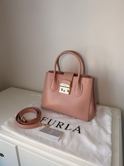 Furla Metropolis Small Tote – Cowhide Leather
