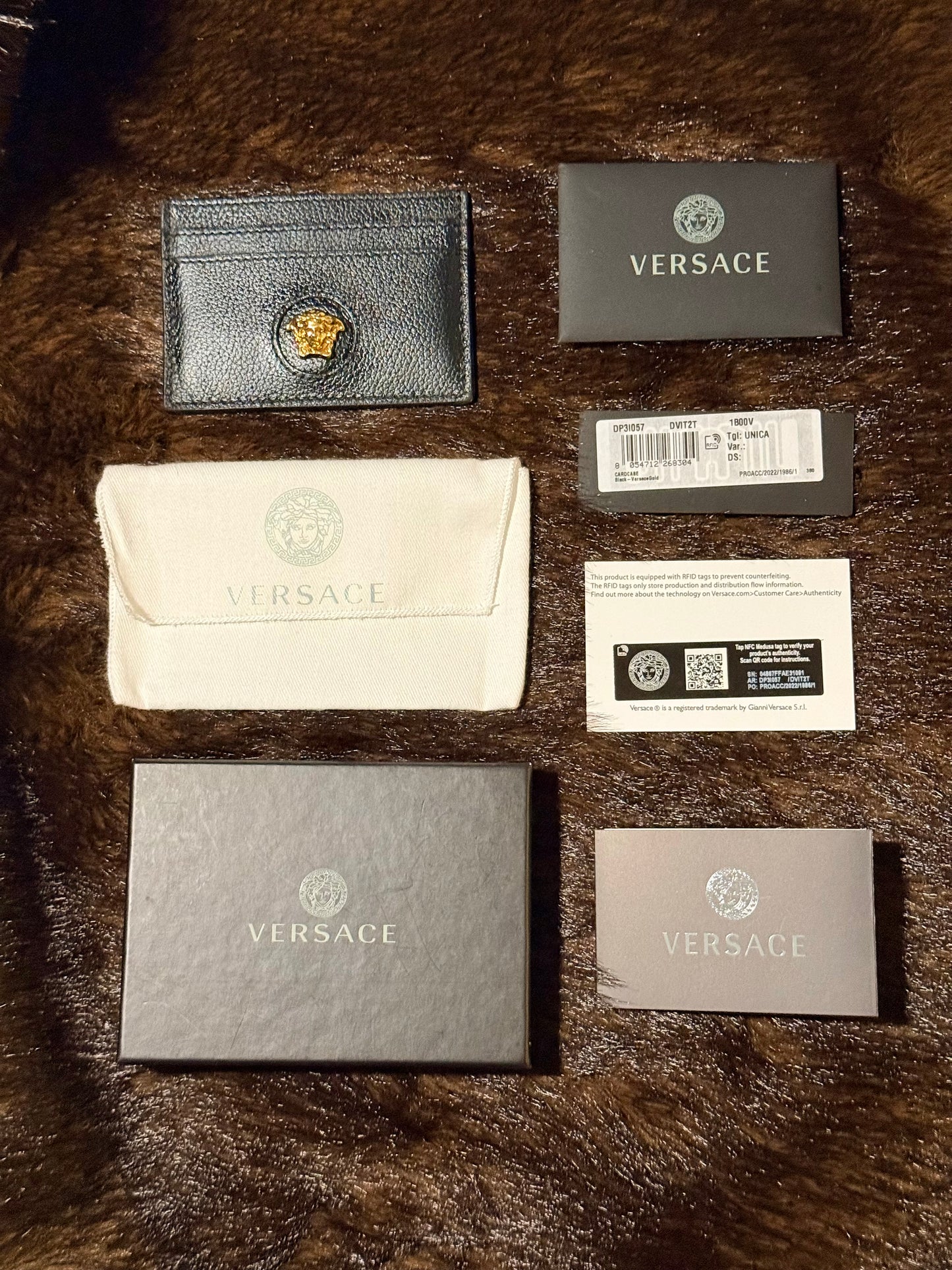 La Medusa Leather Card Holder