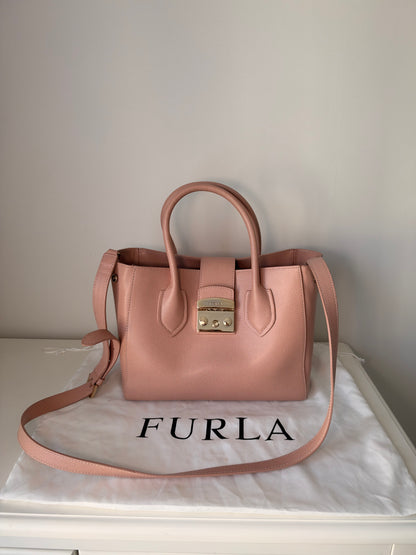 Furla Metropolis Small Tote – Cowhide Leather