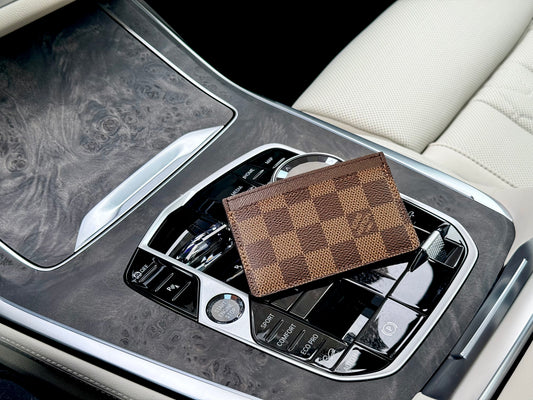 Louis Vuitton Card Holder Damier Ebene Canvas