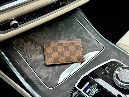 Louis Vuitton Card Holder Damier Ebene Canvas