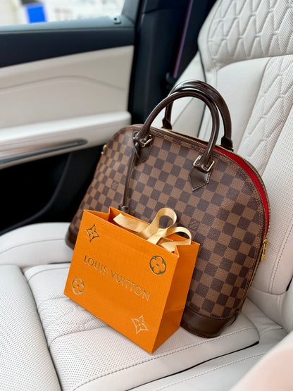 Louis Vuitton Alma MM Damier Ebene Canvas