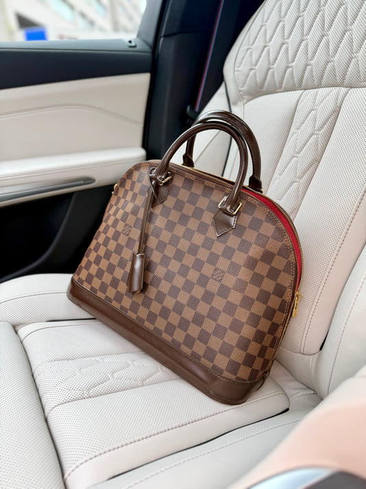 Louis Vuitton Alma MM Damier Ebene Canvas