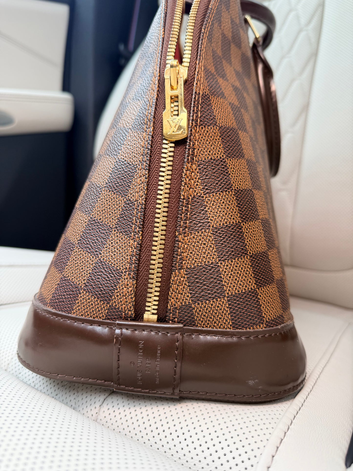 Louis Vuitton Alma MM Damier Ebene Canvas