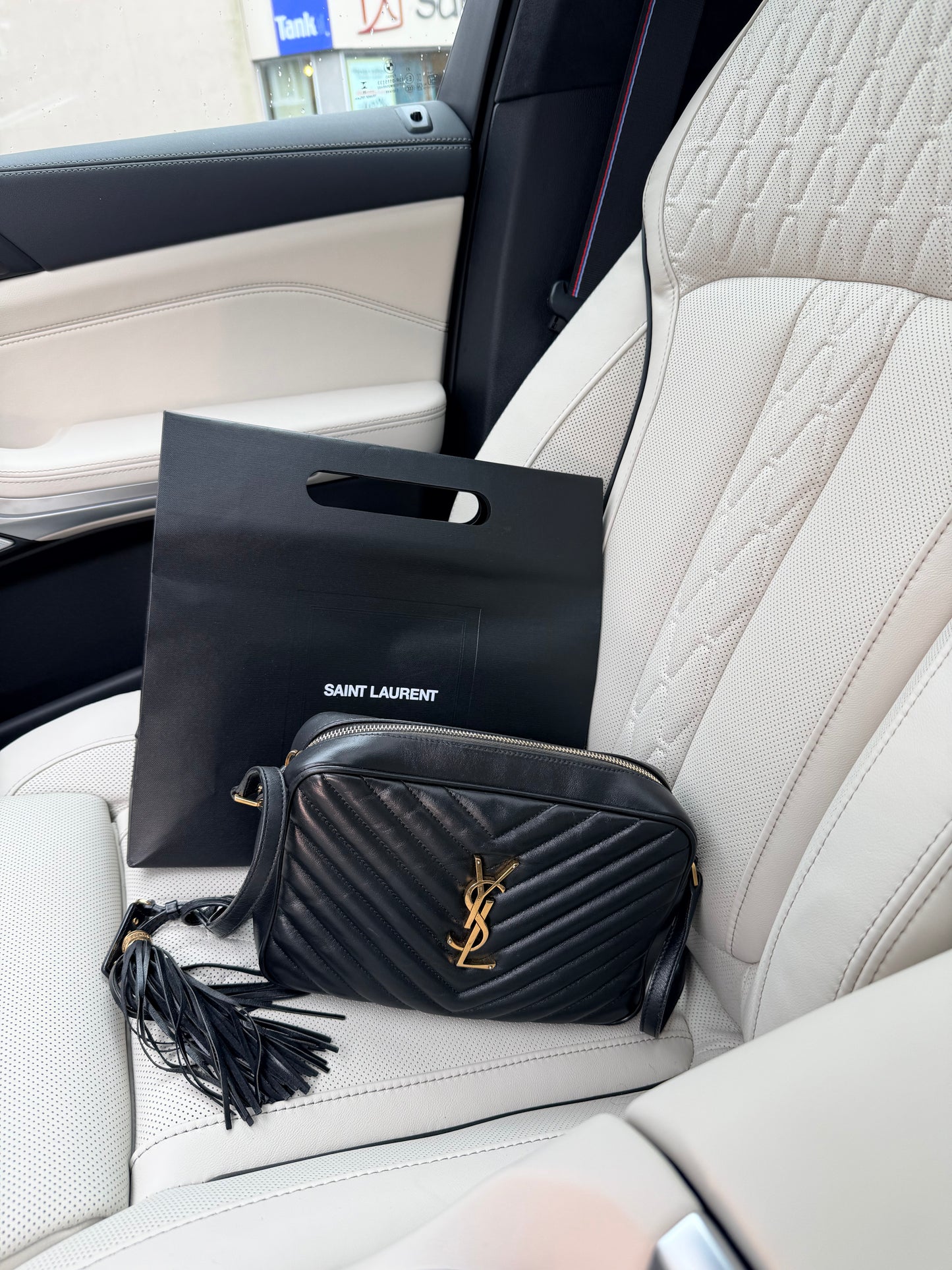 Saint Laurent Lou Camera Bag – Black Calf Leather