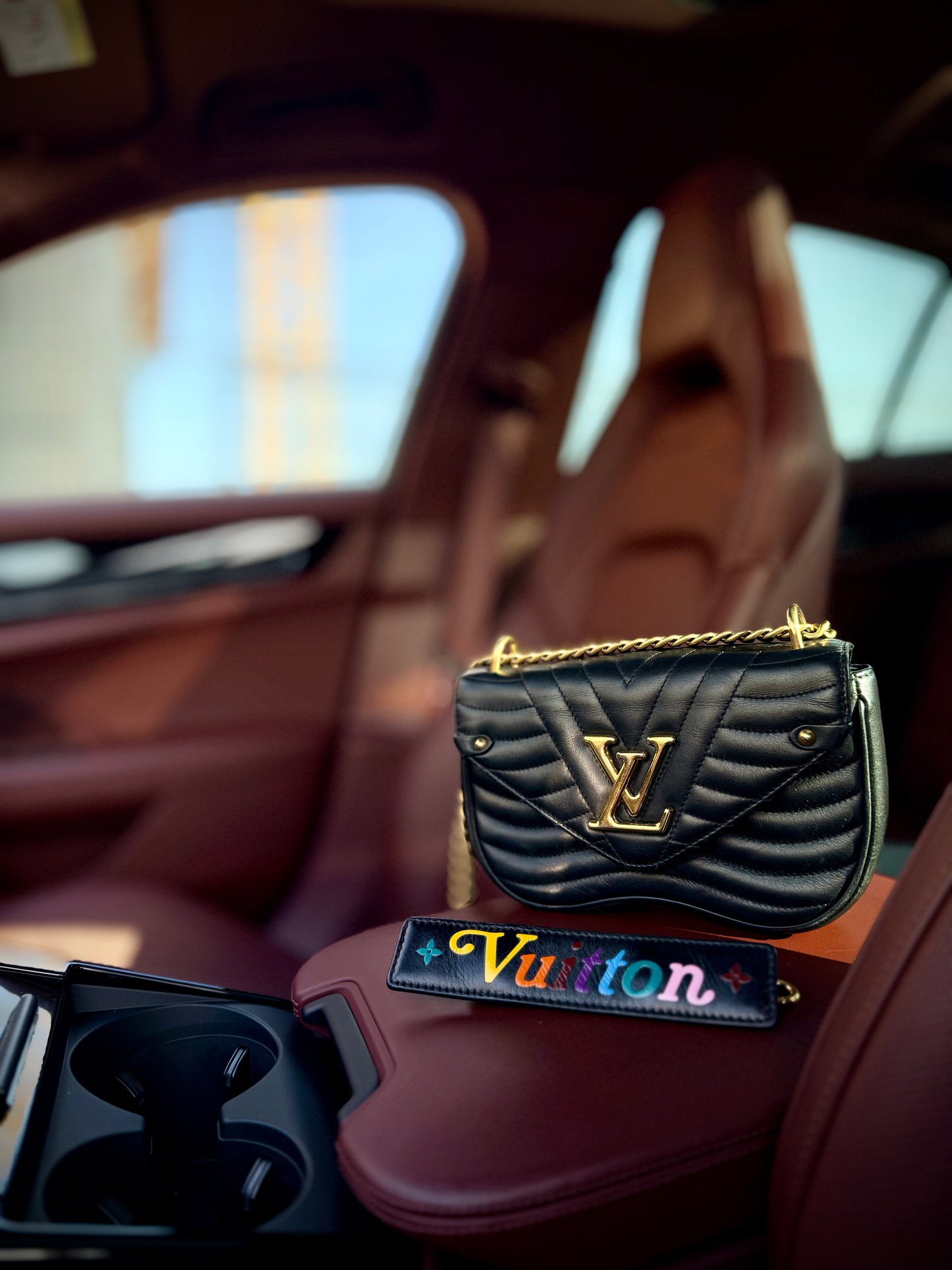 Nika Privé — Louis Vuitton New Wave MM Chain Bag, modern quilted leather shoulder bag