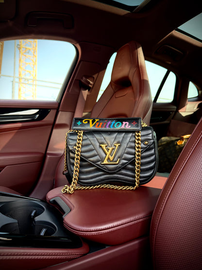 Nika Privé — Louis Vuitton New Wave MM Chain Bag, modern quilted leather shoulder bag