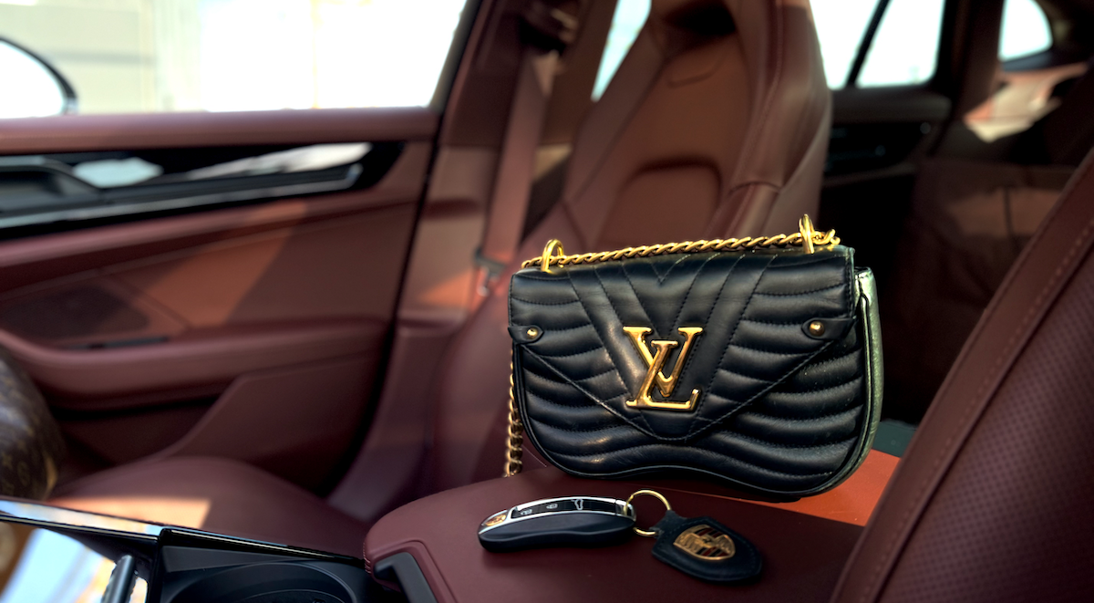 Nika Privé — Louis Vuitton New Wave MM Chain Bag, modern quilted leather shoulder bag