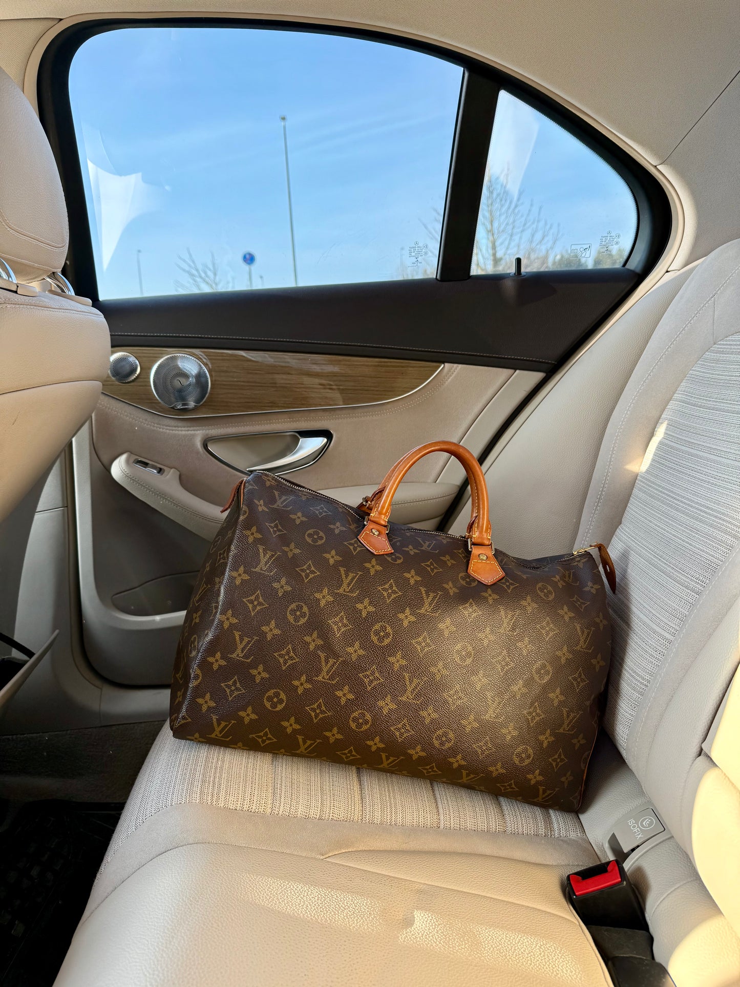 Nika Privé — Louis Vuitton Speedy 40 in Monogram Canvas, classic large travel bag